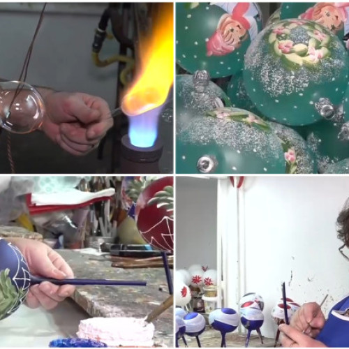 Artizanii din Cluj-Napoca fabrică globuri de Crăciun vândute în toată lumea