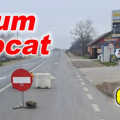 Circulația rutieră pe DN2B între Buzău și Brăila este restricționată din cauza lucrărilor la calea ferată