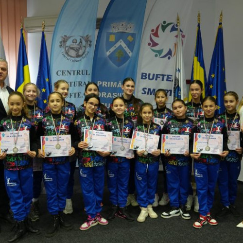 Primarul Gheorghe Pistol a premiat sportivele din Buftea și a vizitat handbaliștii CSS Ilfov