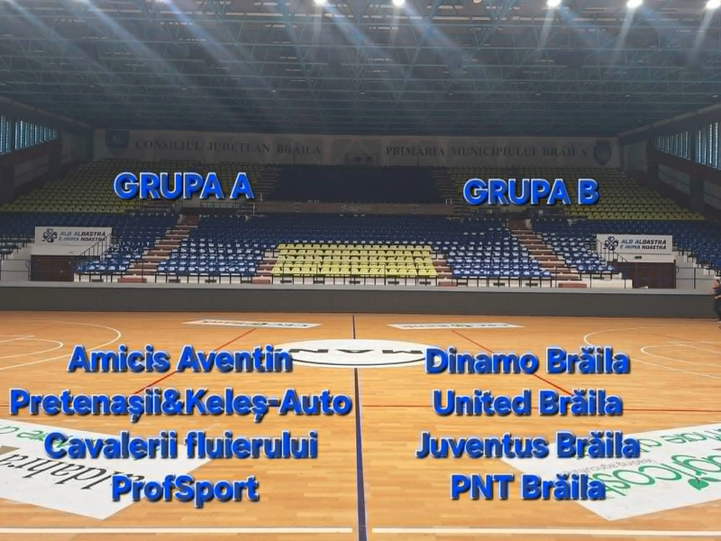 Începe ediția a VIII-a a Cupei Moș Crăciun la fotbal în sală la Brăila