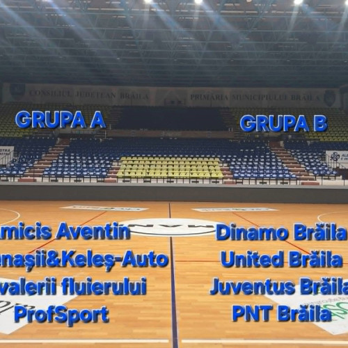 Începe ediția a VIII-a a Cupei Moș Crăciun la fotbal în sală la Brăila