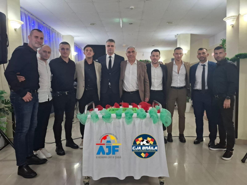 Asociația Județeană de Fotbal Brăila a organizat Gala arbitrajului brăilean
