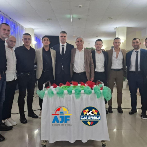 Asociația Județeană de Fotbal Brăila a organizat Gala arbitrajului brăilean