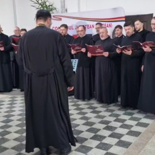 Corul preoților din Hârlău a colindat angajații Consiliului Județean Botoșani