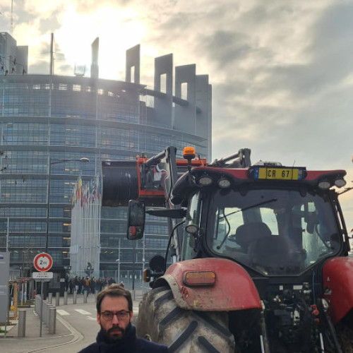 Fermierii europeni și români protestează împotriva acordului comercial UE-Mercosur