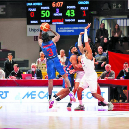 CSM CSU Oradea înregistrează o înfrângere severă în Top 16 FIBA Europe Cup