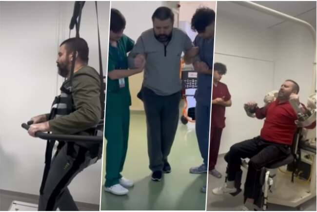 Pacientul a recuperat mersul și echilibrul printr-un program terapeutic complex
