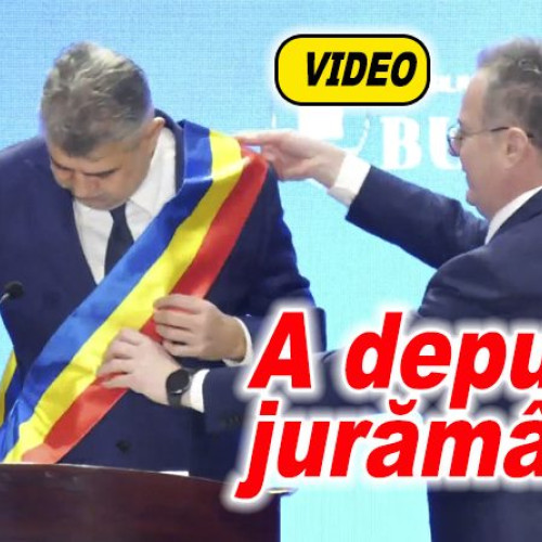 Marcel Ciolacu a depus jurământul ca președinte al Consiliului Județean Buzău