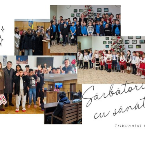 Tribunalul și Judecătoria Focșani marchează sărbătorile alături de copii