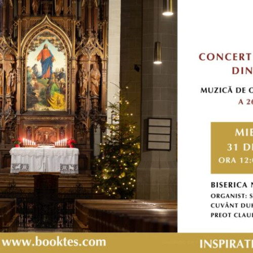 Steffen Schlandt susține concertul de Anul Nou la Biserica Neagră