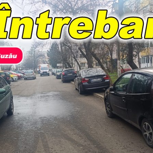 Pietonii sunt nevoiți să meargă pe carosabil din cauza mașinilor parcate pe trotuar în Buzău