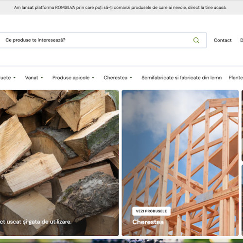 Romsilva lansează magazin online pentru achiziția lemnului de foc pentru populație