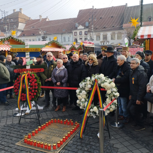 Studenții alături de revoluționari la comemorarea victimelor din 1989 în Sibiu