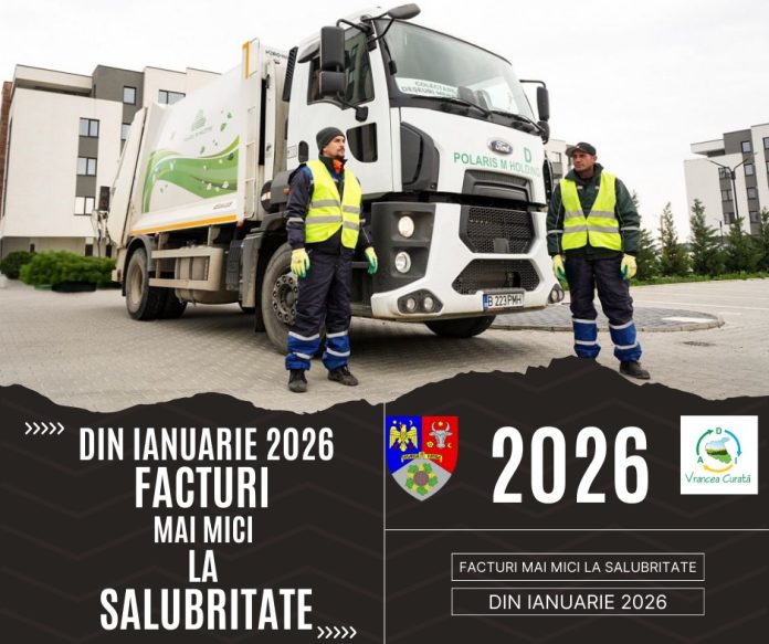 Consiliul Județean Vrancea reduce tarifele la salubrizare pentru populație