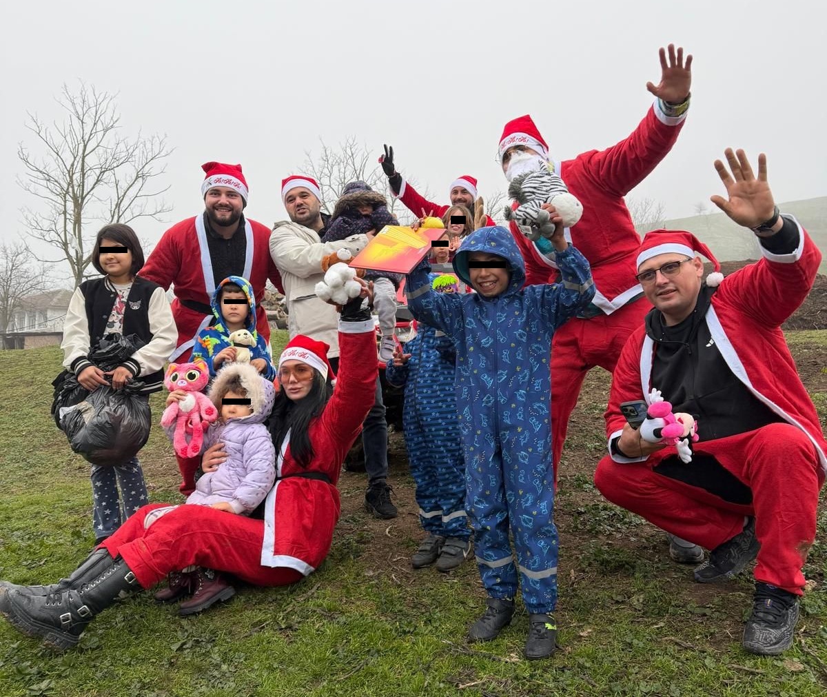 Grupul ATV Off-Road Constanța oferă sprijin familiilor nevoiașe din comuna Lipnița