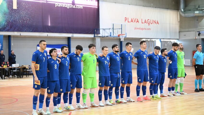 Naționala de futsal a României a încheiat pe locul VI turneul de la Porec