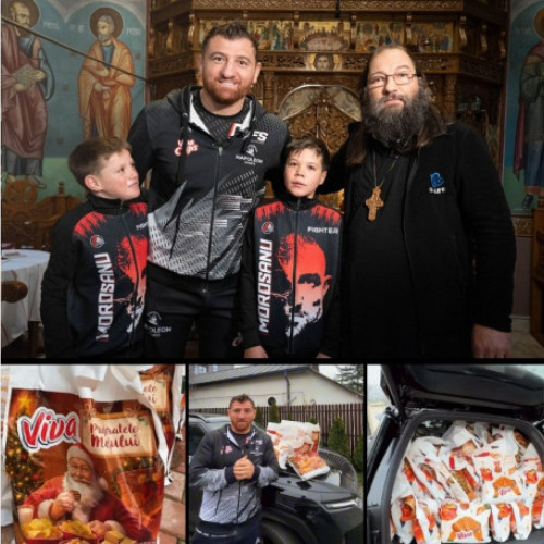 Cătălin Moroșanu și European Food International aduc bucurie copiilor lui Damaschin înainte de Crăciun