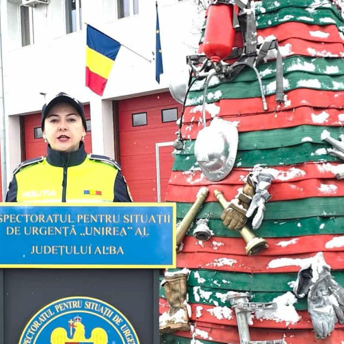 Polițiștii, pompierii și jandarmii din Alba vor asigura ordinea și siguranța de Crăciun