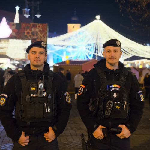 Jandarmii și polițiștii sibieni intensifică măsurile de ordine pentru sărbătorile de Crăciun