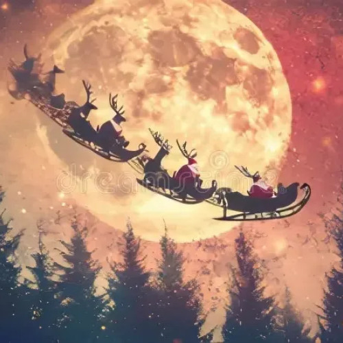 Moș Crăciun va parcurge peste 510 milioane km în Ajun, urmărindu-se traseul său online