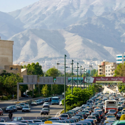 Barajul Amir Kabir din Iran, aproape gol din cauza secetei severe